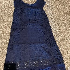 Lace detail dress